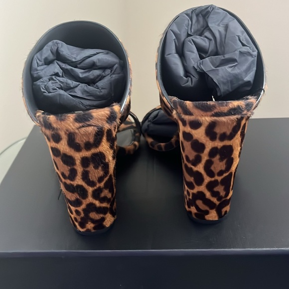 Authentic Saint Laurent
 Mule Sandal Pony Spots Size 39.5 - Picture 3 of 6